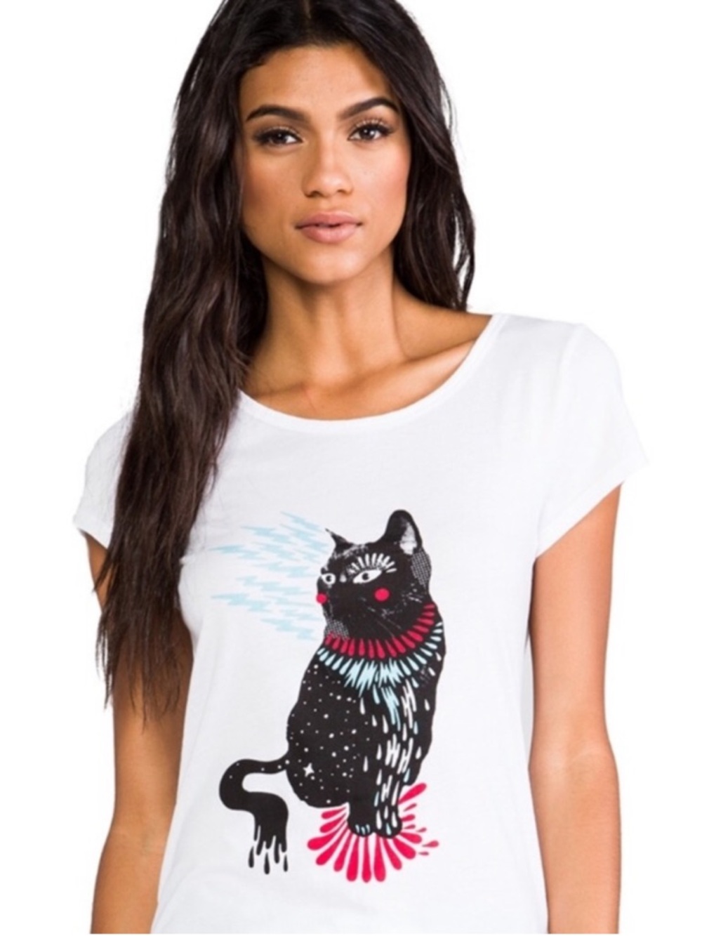 Marc By Marc Jacobs Rue Cat Graphic Short Sleeve T-Shirt